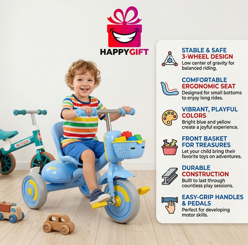 Kids' 3-Wheel Tricycle