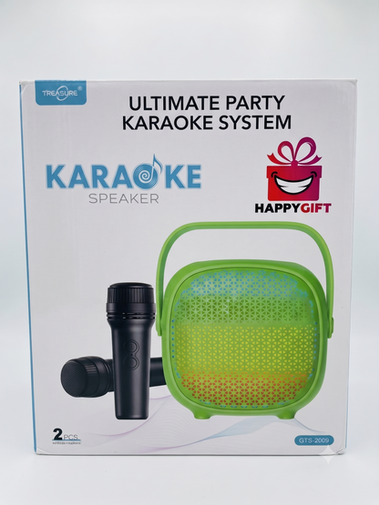 Ultimate Party Karaoke System (GTS-2009) with 2 Wireless Microphones | Happy Gift Center
