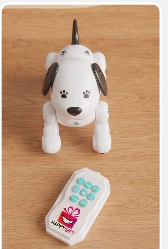 Little Angels Robot Dog Learning & Fun Set - Interactive RC Puppy with Sound & Movement