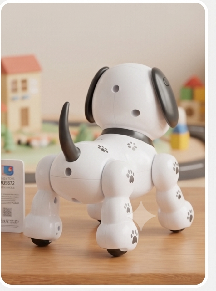Little Angels Robot Dog Learning & Fun Set - Interactive RC Puppy with Sound & Movement