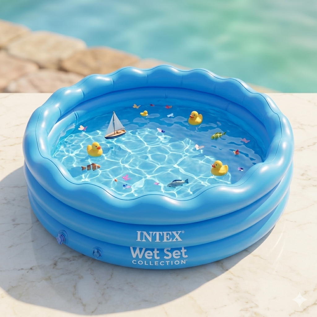 Intex Wet Set Collection Inflatable Kiddie Pool (66" x 18")