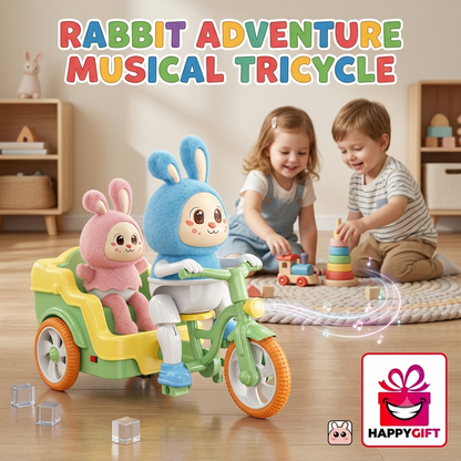 Musical Bunny Tricycle – Interactive Ride-On Toy for Toddlers