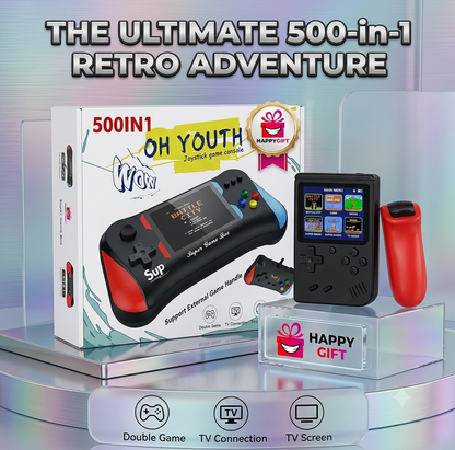 The Ultimate 500-in-1 Retro Gaming Console Experience