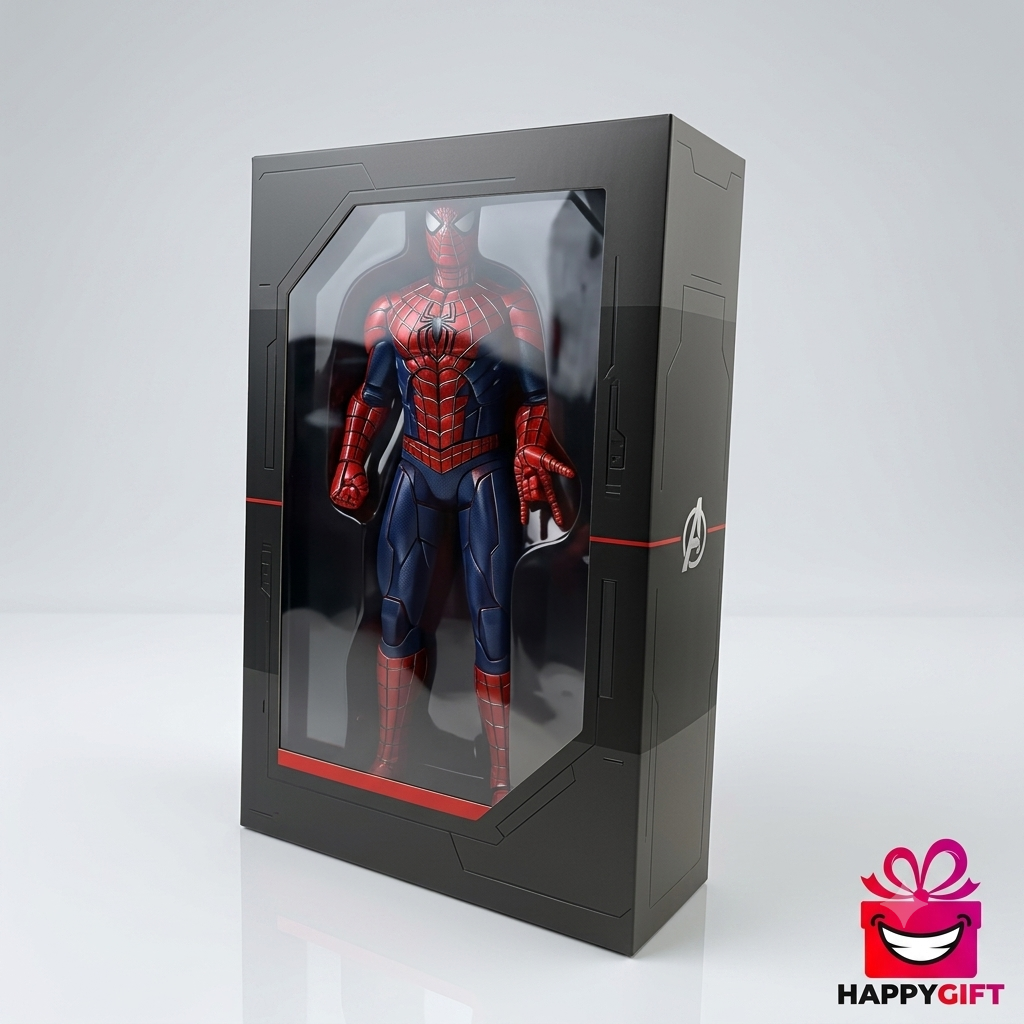 Marvel Hot Toys Spider-Man: Homecoming Action Figure – Premium 12-Inch Collectible with Window Display Box