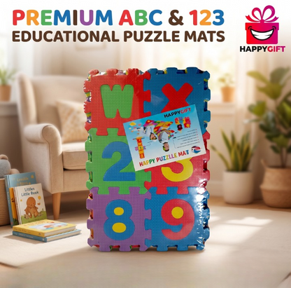 Versatile ABC & 123 Educational Learning Mats – Soft Foam Puzzle Set
