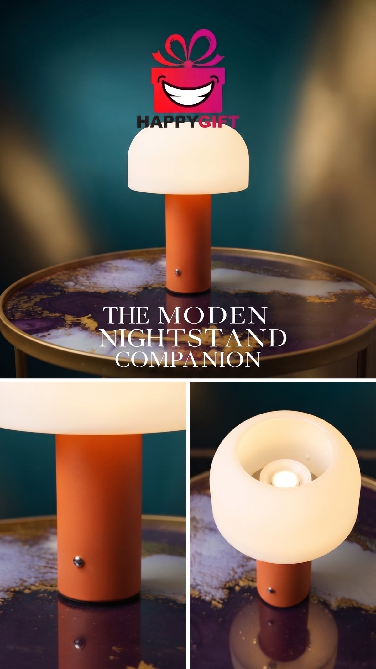 The Orbis Lamp: A Fusion of Minimalist Design and Atmospheric Warmth