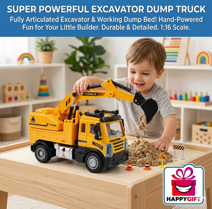 RC City Builder Excavator Toy Set