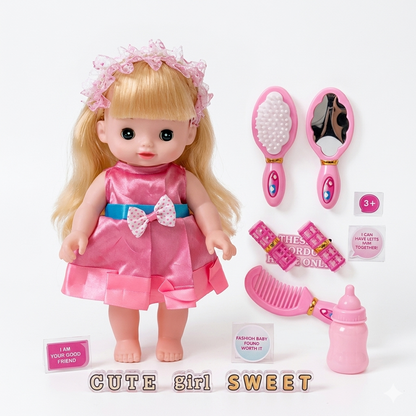 Cute Baby Doll with Fashion Accessories