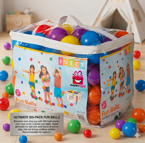 Ultimate 100-Pack Fun Ballz – Vibrant Indoor Play for Kids