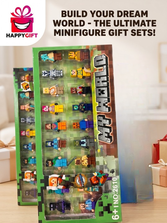 My World Ultimate Minifigure Collector Set – 20+ Detailed Building Heroes!