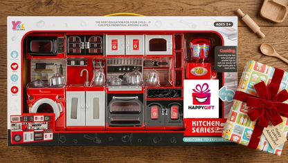 Kids’ Kitchen Playset – Interactive Toy Kitchen with Realistic Cooking Features