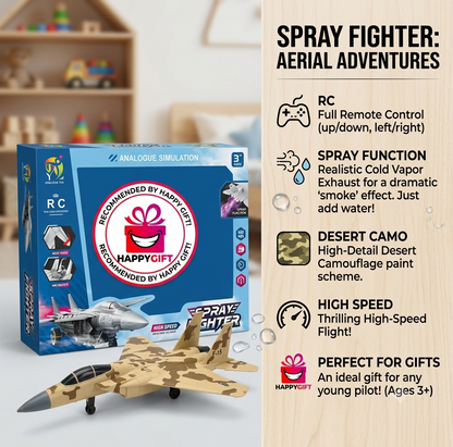 Take to the Skies: The High-Speed Spray Fighter Jet!