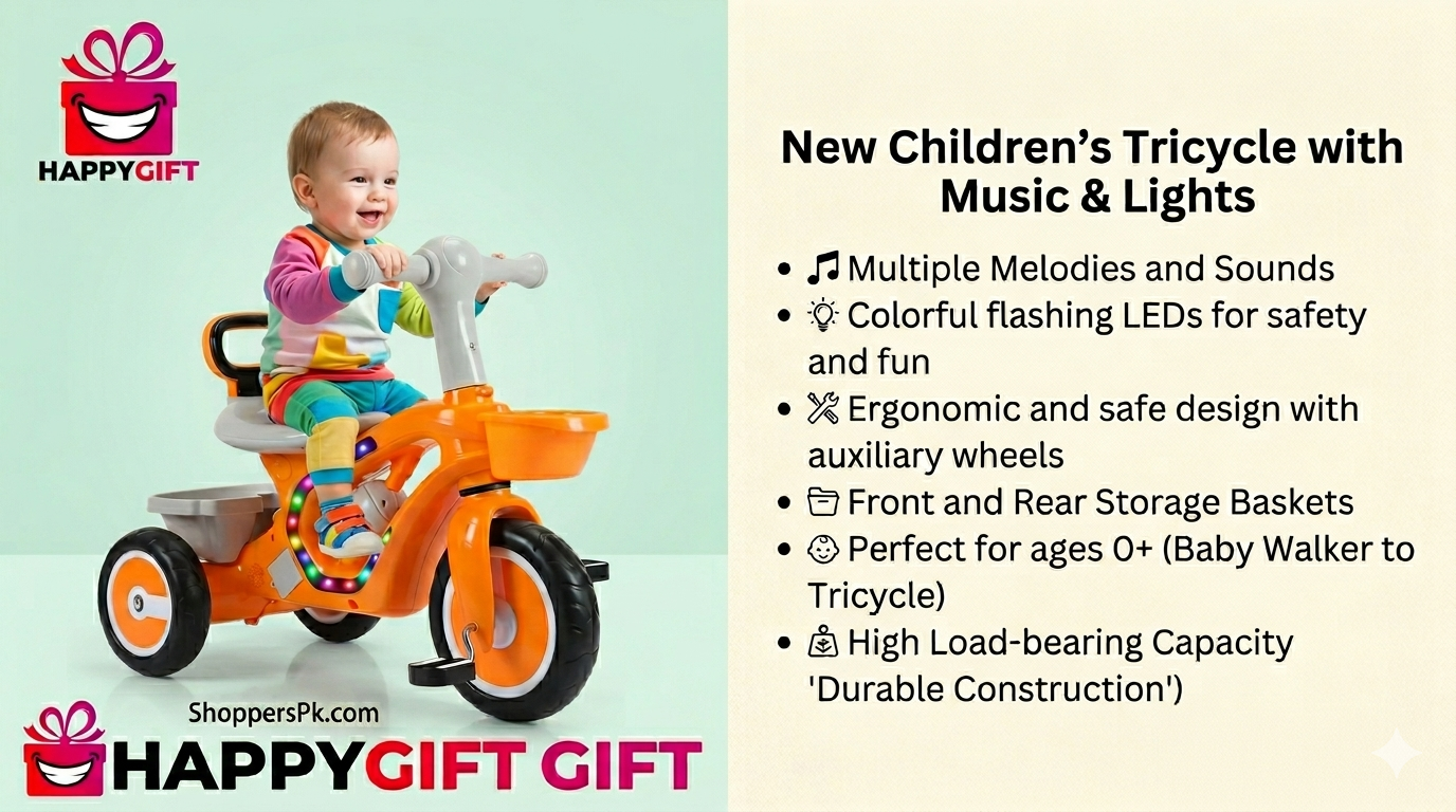 Joyful Rider 3-in-1 Baby Walker to Toddler Tricycle