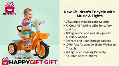 Joyful Rider 3-in-1 Baby Walker to Toddler Tricycle