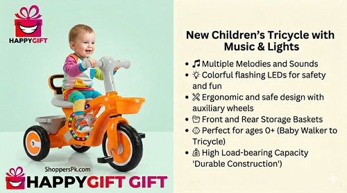 Joyful Rider 3-in-1 Baby Walker to Toddler Tricycle