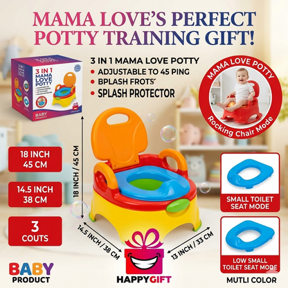 3-in-1 Mama Love Potty Trainer – The Ultimate Training Solution!