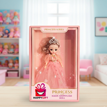 Fashion Doll with Tiara & Floral Gown