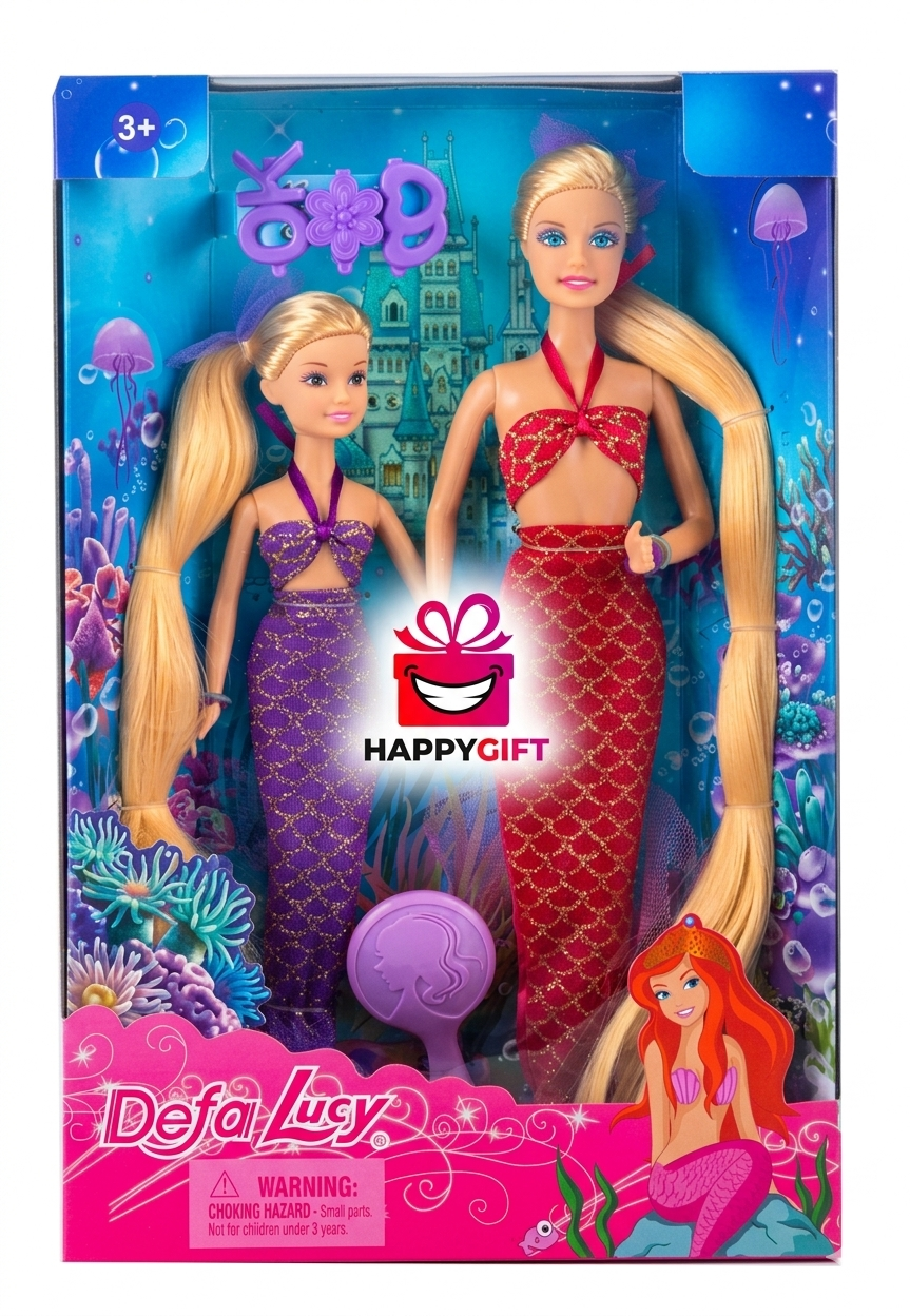 Defa Lucy Mermaid Sisters Dolls