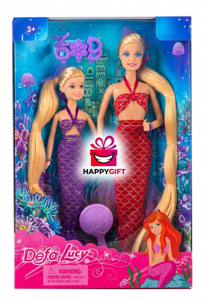 Defa Lucy Mermaid Sisters Dolls
