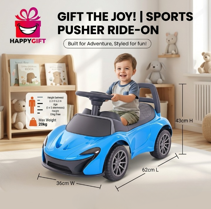 P1 Kids' Pusher Ride-On – The Ultimate Joy-Ride!
