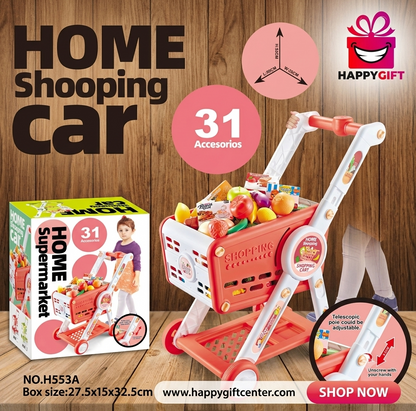 Make Grocery Day Fun with the Happy Gift Shopping Cart! 🛒🍎