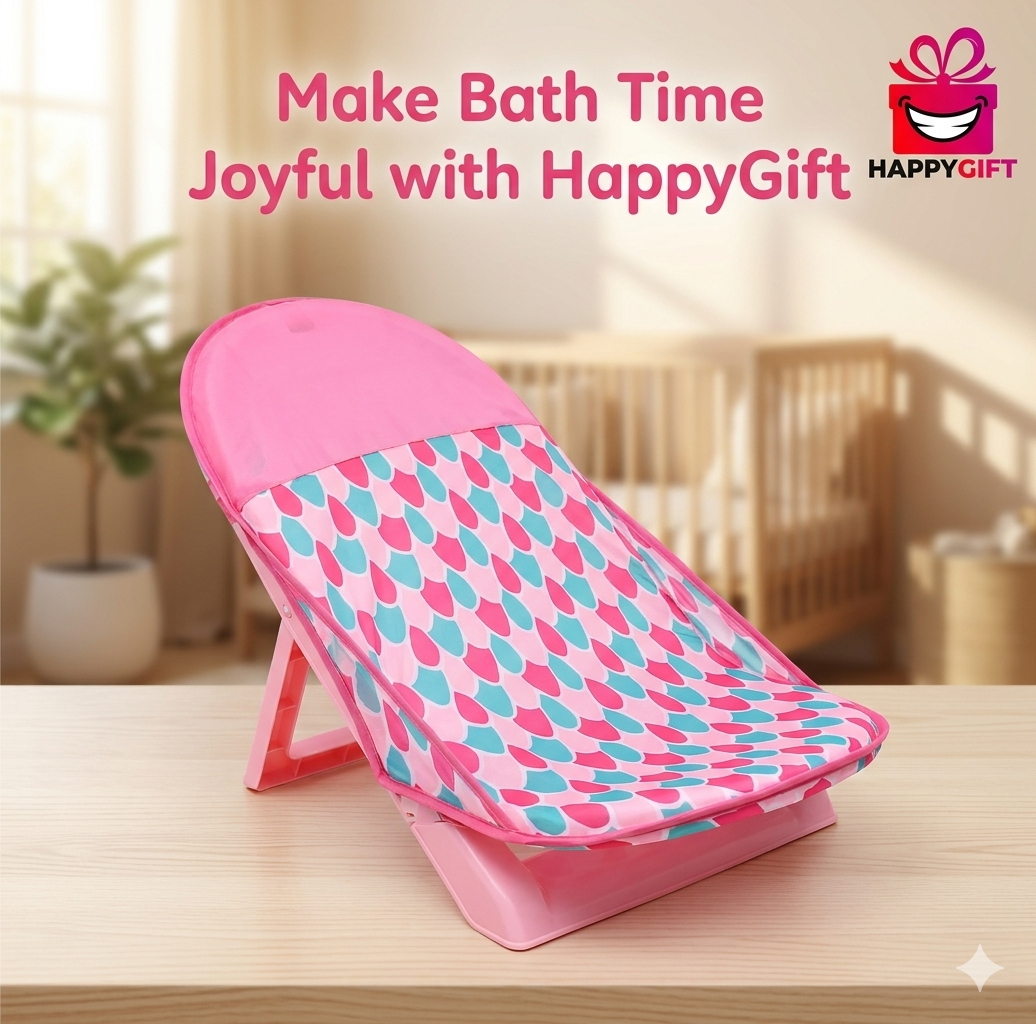 Soft and Happy: The Perfect Support for Baby’s Bath Time