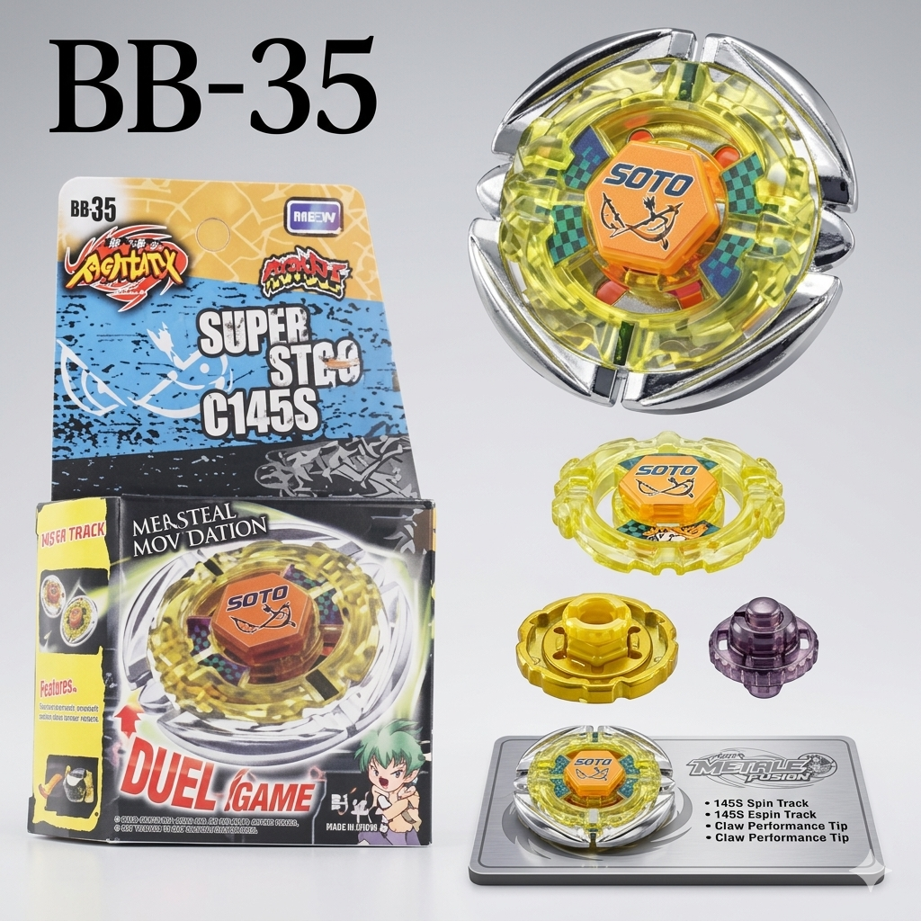 Super Steel Battling Top – High-Performance Metal Fusion Evolution Gyro Toy with Spin Track & Performance Tip for Kids