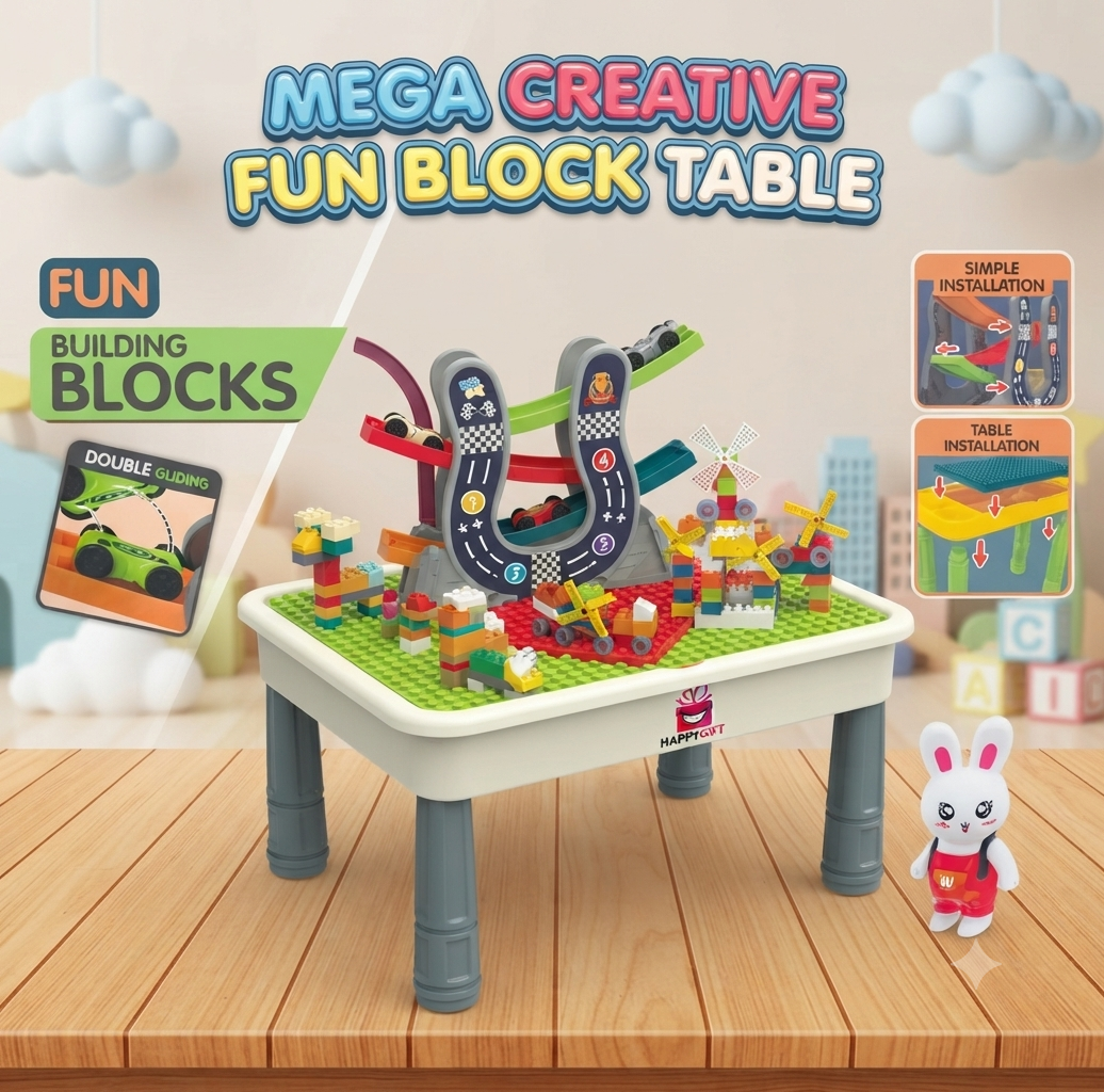Mega Creative Fun Block Table – The Ultimate Play & Build Station!