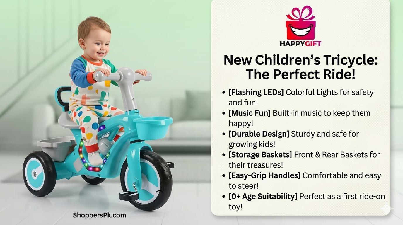 Joyful Rider 3-in-1 Baby Walker to Toddler Tricycle