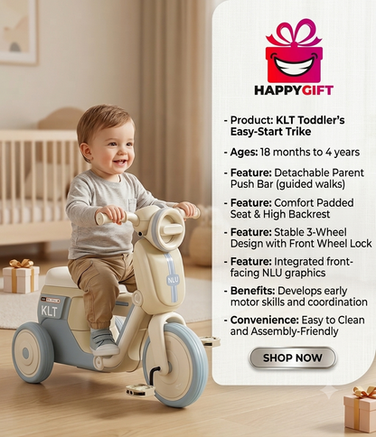 NLU CityRider Children’s Electric Balance Bike | Safe & Fun Ride-On for Toddlers (1-3 Years)