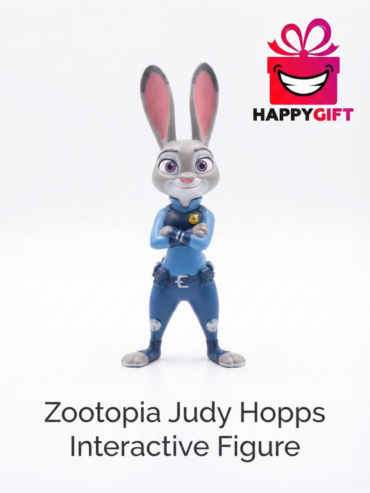 Talking Adventure Buddy - Interactive Police Rabbit Character Toy Figure