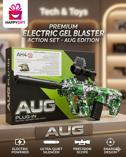 Premium Electric AUG Crystal Gel Blaster Action Set – The Ultimate Blasting Experience!