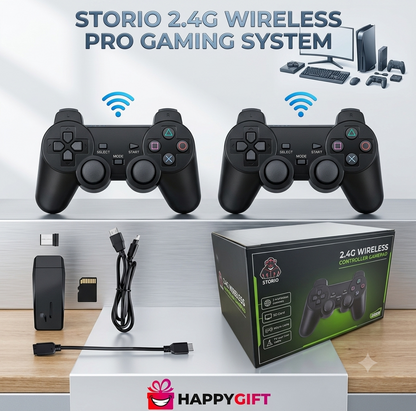 Storio 2.4G Wireless Pro Controller Bundle – The Ultimate Gaming Experience!