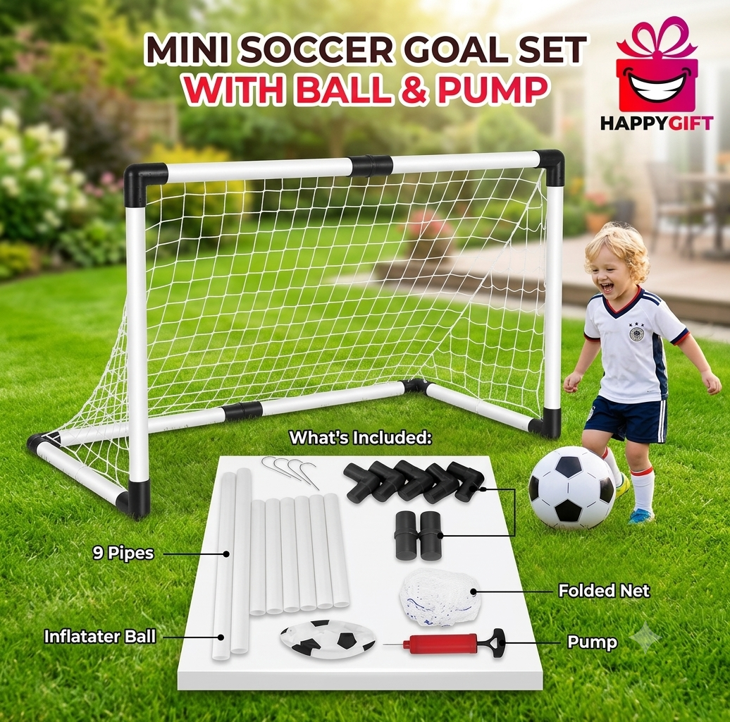Ultimate Mini Soccer Goal Set – Easy Setup & Endless Fun for Kids