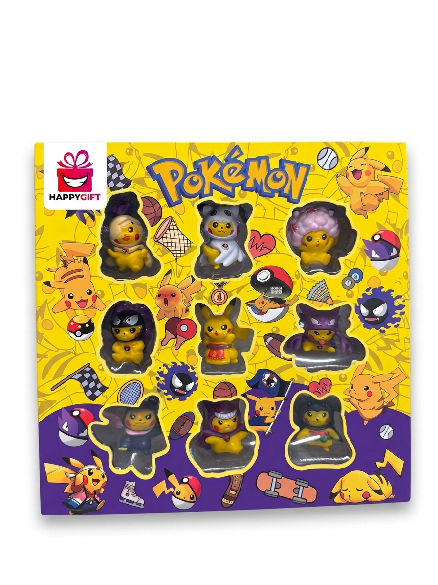 Pokémon Cosplay Pikachu Mini-Figure Collection (9-Piece Set)