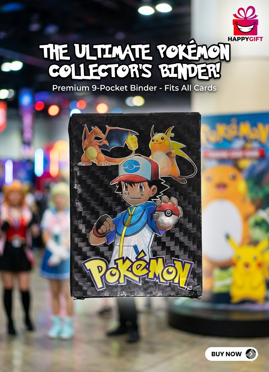 Premium Pokémon Trading Card Binders – Collect Them All in Style