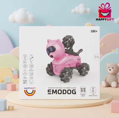 EMODOG Pink 8-Wheel Drive 2.4G Remote Control Robot Pet Dog — Little Angels Series