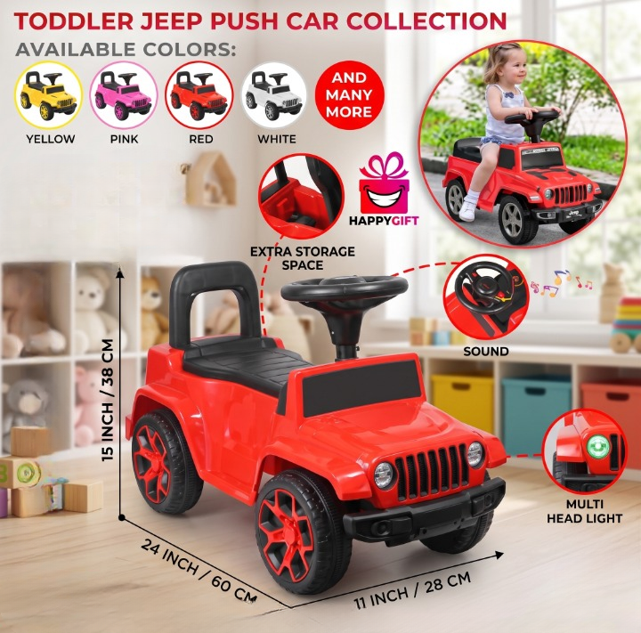 Toddler Jeep Push Car – The Ultimate Adventure Ride!