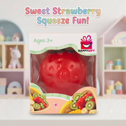 Sweet Strawberry Squeeze Fun! – Sensory Squishy Toy