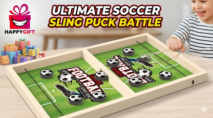 Ultimate Soccer Sling Puck Battle – Fast-Action Tabletop Fun!