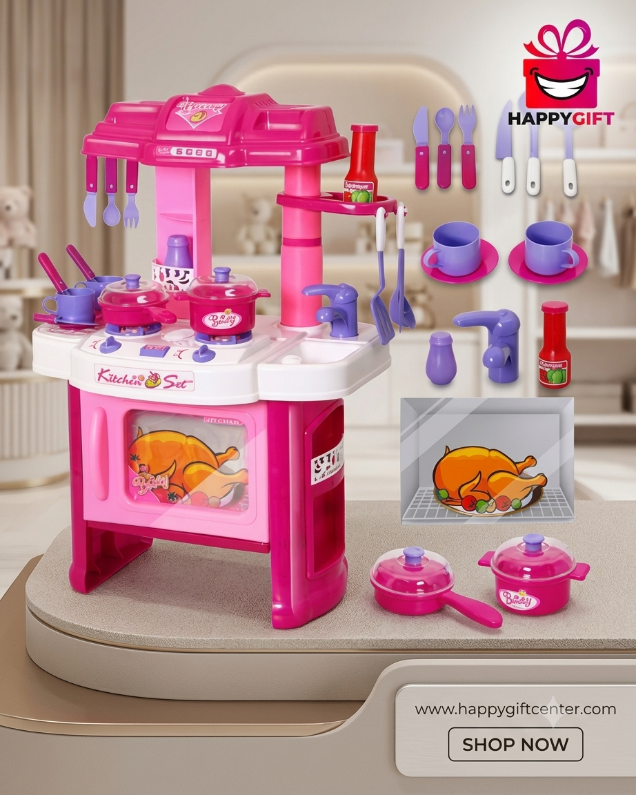 Little Chef Deluxe Kitchen Play Set – Imaginative Cooking Fun!