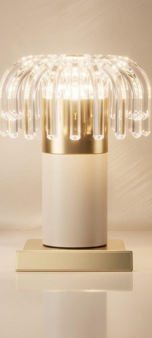 "The Glimmering Gift Collection: Premium Crystal & Gold Illumination"