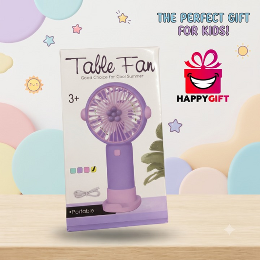 Kids' Portable Mini Table Fan - The Perfect Summer Companion!