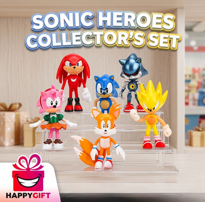 Sonic Heroes Deluxe Collectible Figure Set – The Ultimate Fan Adventure!