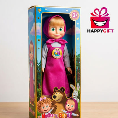 Masha and the Bear Musical Toy Doll – Interactive Singing Masha Play Set
