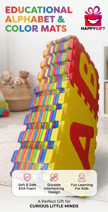 Versatile G & H Alphabet Puzzle Mats – Soft Foam Educational Tiles