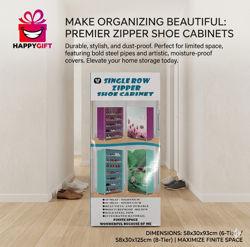 Premium 5-Layer Dust-Proof Shoe Wardrobe by Happy Gift