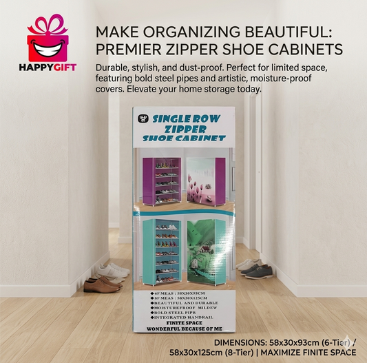 Premium 5-Layer Dust-Proof Shoe Wardrobe by Happy Gift
