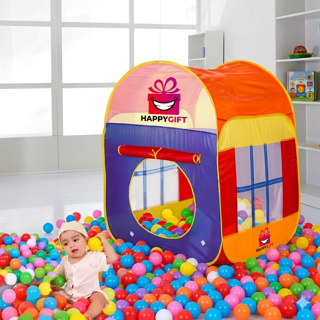 Kids Playhouse Tent with 50 Colorful Balls – Combo Offer