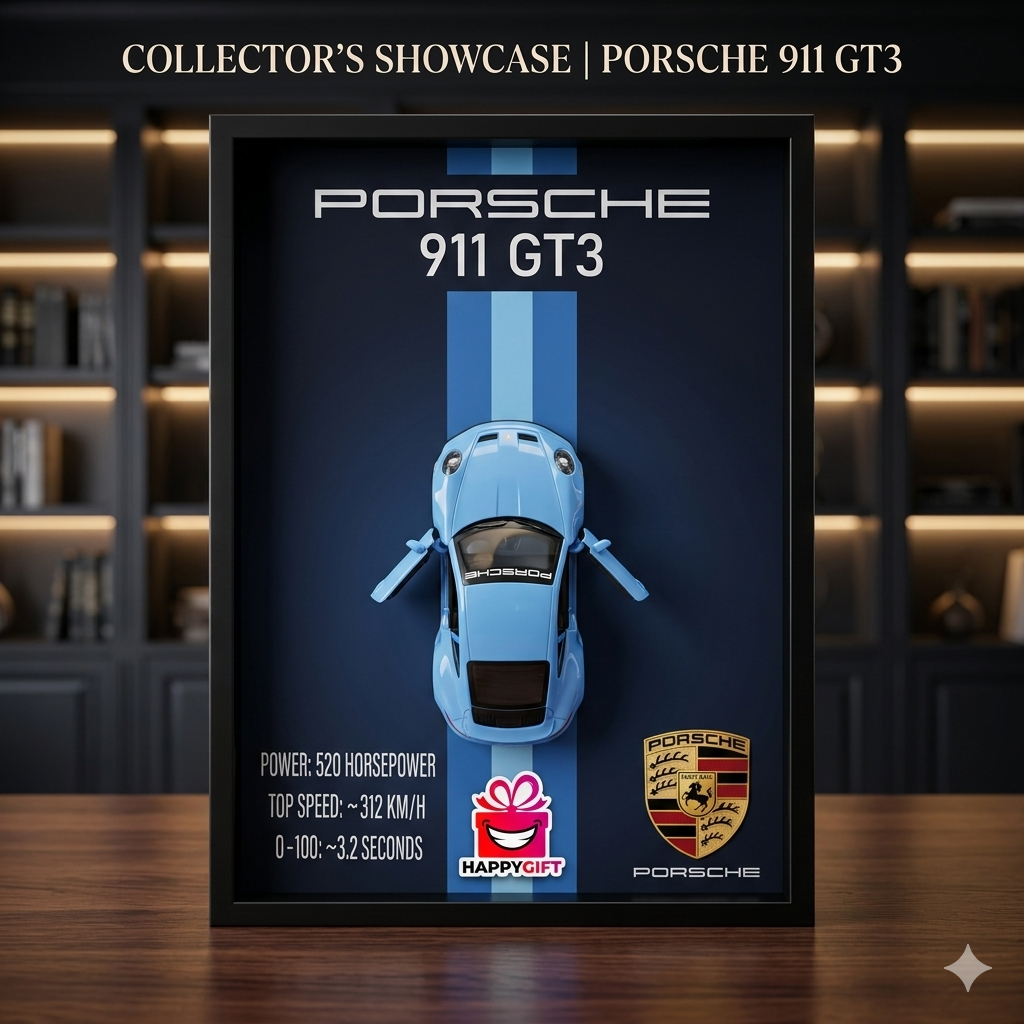 Porsche 911 GT3 Collector’s Edition – Premium 3D Display Frame